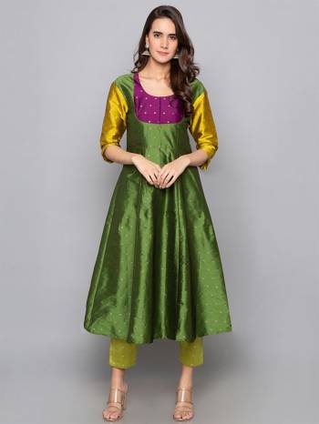 Attrective Partywear Collection This Designer Redymade Derss In Fine Color Paired. Its Designer Top With Bottom Are Art Silk Fabric With Wevon Designer Work . Buy this Suit Now.