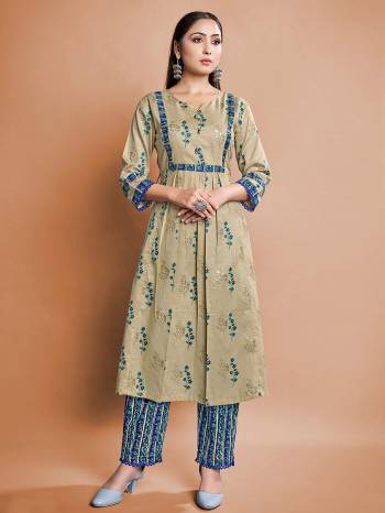 Attrective Partywear Collection This Designer Redymade Derss In Fine Color Paired. Its Designer Top With Bottom Are Cotton Fabric With Designer Printed . Buy this Suit Now.