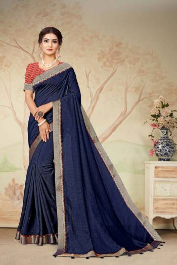 Attrective This Partywear Saree Are Fine Saree Paired With Blouse.This Saree Are Vichitra Silk And Blouse Are Art Silk With Gota Patti Work Based Fabric. Buy This Pretty Saree Now.