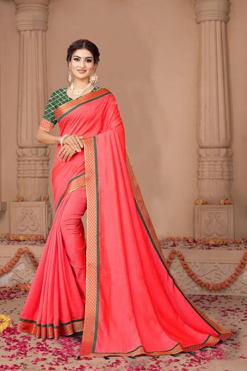 Attrective This Partywear Saree Are Fine Saree Paired With Blouse.This Saree Are Vichitra Silk And Blouse Are Art Silk With Gota Patti Work Based Fabric. Buy This Pretty Saree Now.