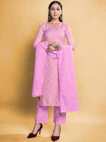 Attrective This Designer Redymade Suits In Fine Color Paired. Its Designer Top And Bottom Are Cotton Fabric And Dupatta Are Cotton With Designer Foil Printed . Buy this Suit Now.