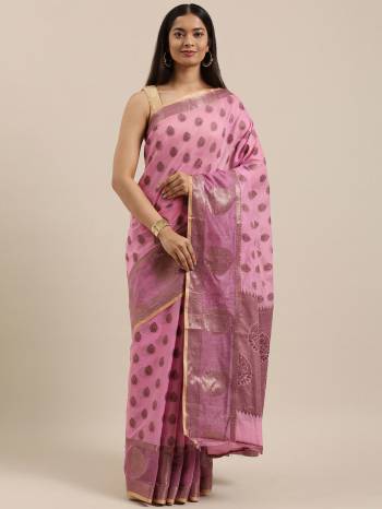 Looking This Partywear Saree Are Fine Saree Paired With Blouse.This Saree And Blouse Are Cotton Handloom Fabric With Heavy Wevon Designer Work Based. Buy This Pretty Saree Now.