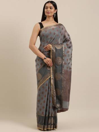 Looking This Partywear Saree Are Fine Saree Paired With Blouse.This Saree And Blouse Are Cotton Handloom Fabric With Heavy Wevon Designer Work Based. Buy This Pretty Saree Now.