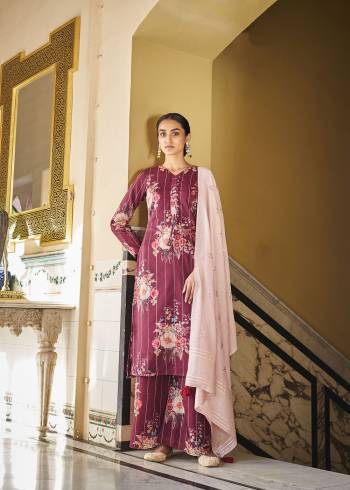  Grab This Readymade Long Suits In Fine Color.Top And Bottom Are Art Silk Fabricated And Dupatta Viscose Jacquard Beautified With Printed And Sequance Work. It Is Light In Weight And Easy To Carry All Day Long. 