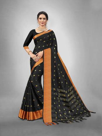 Garb This Partywear Saree Are Fine Saree Paired With Blouse.This Saree And Blouse Are Aura Silk Fabric With Heavy Wevon Designer Work. Buy This Pretty Saree Now.