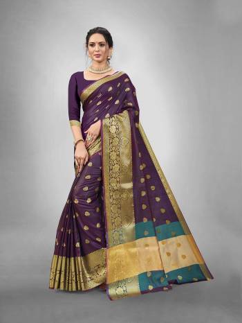 Looking This Partywear Saree Are Fine Saree Paired With Blouse.This Saree And Blouse Are Dupion Silk Fabric With Heavy Wevon Designer Work. Buy This Pretty Saree Now.