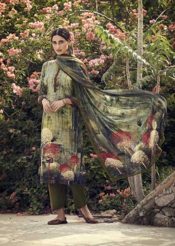 Attrective This Designer Long Length Suits In Lovely Color.?Its Pretty Designer Digital Printed Top And Bottom Is Butterfly Sorer Crepe Based Paired With Batterfly Georgette Fabricated Dupatta Which Gives An Attractive To The Dress.