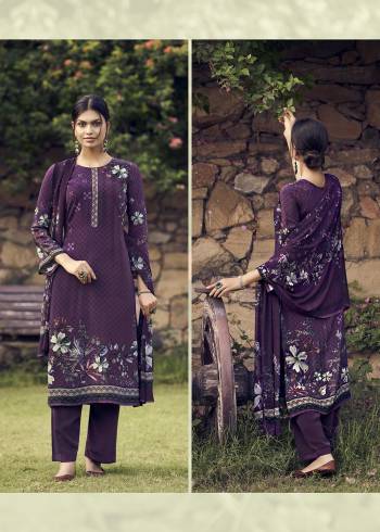 Attrective This Designer Long Length Suits In Lovely Color.?Its Pretty Designer Digital Printed Top And Bottom Is Butterfly Sorer Crepe Based Paired With Batterfly Georgette Fabricated Dupatta Which Gives An Attractive To The Dress.