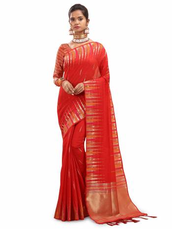 Look This Saree Are Fine Saree Paired With Blouse.This Saree And Blouse Are Cotton Silk With Wevon Designer Work Based Fabric. Buy This Pretty Saree Now.