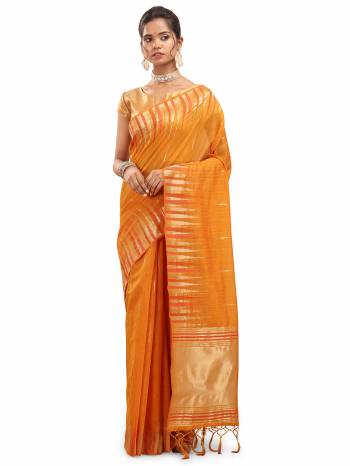 Look This Saree Are Fine Saree Paired With Blouse.This Saree And Blouse Are Cotton Silk With Wevon Designer Work Based Fabric. Buy This Pretty Saree Now.