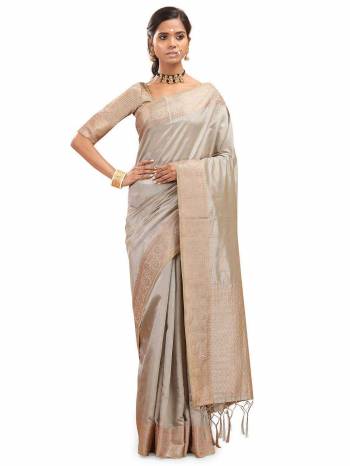 Look This Saree Are Fine Saree Paired With Blouse.This Saree And Blouse Are Silk With Wevon Designer Jari Work Based Fabric. Buy This Pretty Saree Now.