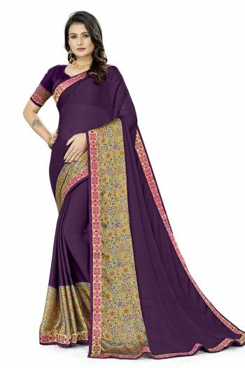 Attrective This Designer Saree Are Fine Saree Paired With Blouse.This Saree And Blouse Are Rangoli Silk Based Fabric With Gala Designer Printed. Buy This Pretty Saree Now.