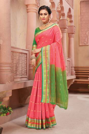 Garb This Saree Are Fine Saree Paired With Blouse.This Saree And Blouse Are Handloom Silk Fabric With Wevon Designer Work. Buy This Pretty Saree Now.