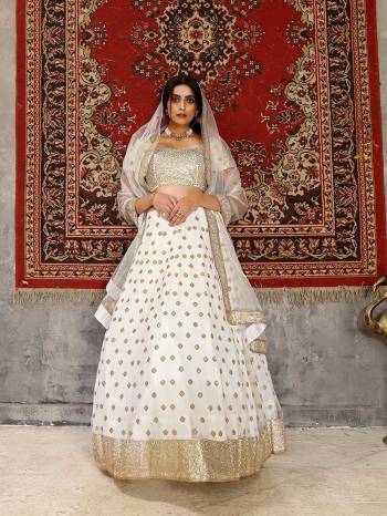 Look Attrective Partywear Heavy Designer Lehenga Choli And Dupatta In Fine Color. Lahenga Choli And Dupatta Fabricated On Net Beautified With Heavy Attractive Sequance Embroidery Work. 