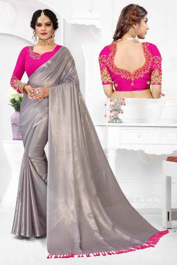 Attrective This Partywear Saree Are Fine Saree Paired With Blouse.This Saree Are Organza With Smok And Blouse Are Art Silk Based Fabric With Designer Embroidery Work. Buy This Pretty Saree Now.