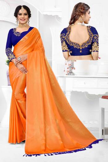 Attrective This Partywear Saree Are Fine Saree Paired With Blouse.This Saree Are Organza With Smok And Blouse Are Art Silk Based Fabric With Designer Embroidery Work. Buy This Pretty Saree Now.