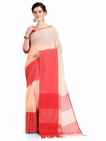 Looking This Fastival Saree Are Fine Saree Paired With Blouse.This Saree And Blouse Are Linen Fabric With Weaving Designer Work Based. Buy This Pretty Saree Now.