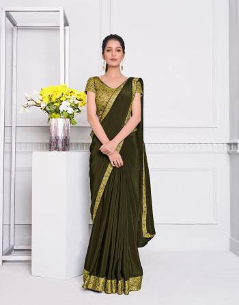 Garb This Partywear One Minute Saree Are Fine Saree Paired With Blouse.This Saree And Blouse Are Silk Georgette Fabric With Heavy Designer Embroidery Work And Readymade Blouse. Buy This Pretty Saree Now.