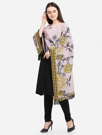 Enhance the Look Of Your Dress With This Pretty Thread Embroidered Cotton Khadi Fabricated Dupatta. You Can Pair This Up Same Or Contrasting Colored Attire. Buy Now.