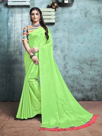 Look Attrective This Partywear Saree Are Fine Saree Paired With Blouse.This Saree Are Chinon Chiffon And Blouse Are Art Silk Based Fabric With Sequance Embroidery Work. Buy This Pretty Saree Now.