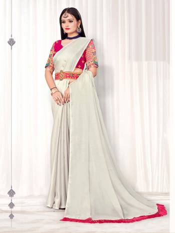  Attrective Look This Fastival Saree Are Fine Saree Paired With Blouse.This Saree Are Moss Chiffon And Blouse Are Art Silk Based Fabric With Designer Embroidery Work With Heavy Belt Work . Buy This Pretty Saree Now.