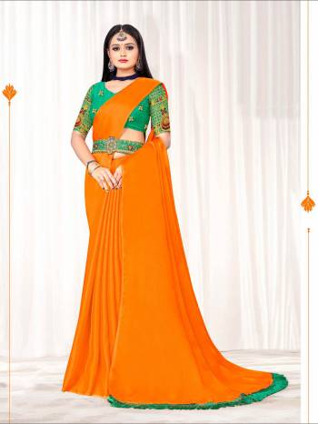  Attrective Look This Fastival Saree Are Fine Saree Paired With Blouse.This Saree Are Moss Chiffon And Blouse Are Art Silk Based Fabric With Designer Embroidery Work With Heavy Belt Work . Buy This Pretty Saree Now.