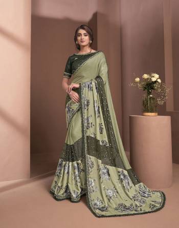 Looking This Stylist Partywear Saree Are Fine Saree Paired With Blouse.This Saree And Blouse Are Fancy Art Silk Fabric With Heavy Designer Embroidery Work. Buy This Pretty Saree Now.