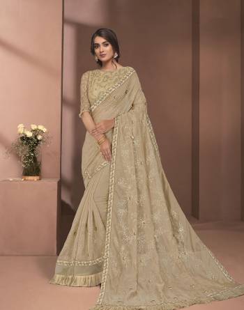 Looking This Stylist Partywear Saree Are Fine Saree Paired With Blouse.This Saree And Blouse Are Fancy Art Silk Fabric With Heavy Designer Embroidery Work. Buy This Pretty Saree Now.