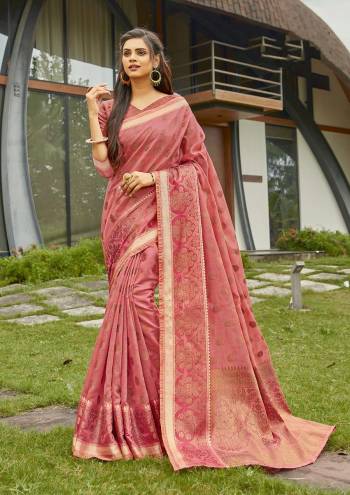 Attrective This Traditional Saree Are Fine Saree Paired With Blouse.This Saree And Blouse Are Cotton Handloom Based Fabric With Heavy Wevon Designer Work. Buy This Pretty Saree Now.