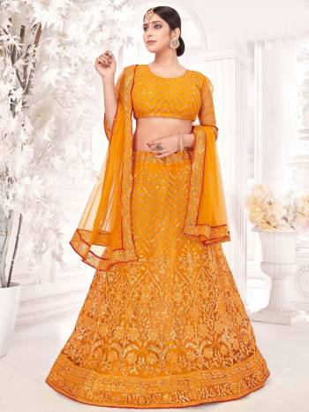 Best This Wedding Partywear Heavy Designer Lehenga Choli And Dupatta In Fine Color Fabricated On Net Beautified Fabric With Designer Printed Pattern Embroidery Work. 