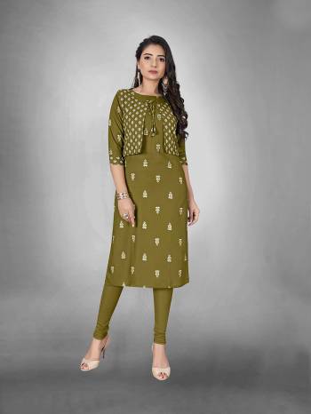 Attrective This Readymade Long Kurti In Fine Color Fabricated On Slub Cottom Beautified With Designer Printed. It Is Light In Weight And Easy To Carry All Day Long. 