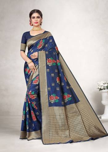 Looking This Saree Are Fine Saree Paired With Blouse.This Saree And Blouse Are Silk Based Fabric With Heavy Wevon Jacquard Designer. Buy This Pretty Saree Now.