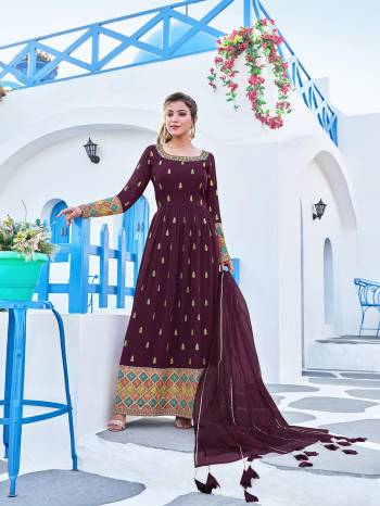 Grab This Readymade Sharara Plazzo Suits In Fine Color Fabricated On Georgette And Dupatta Are Net Beautified With Embroidery Work. It Is Light In Weight And Easy To Carry All Day Long. 