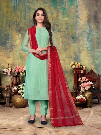 Looking Fine This Designer Suits In Lovely Color.?Its Pretty Designer Embroidery Work Top Is Modal Chanderi Based Paired Bottom Santoon With Banarasi Fabricated Dupatta Which Gives An Attractive To The Dress.