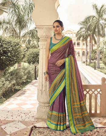 Garb This Partywear Saree Are Fine Saree Paired With Blouse.This Saree Are Brasso Based And Blouse Art Silk Fabric With Heavy Wevon Designer With Brasso Cutting Printed. Buy This Pretty Saree Now.