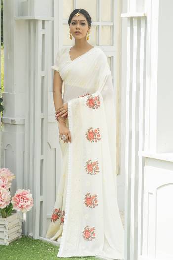  Attrective Look This Fastival Saree Are Fine Saree Paired With Blouse.This Saree And Blouse Are Fancy Art Silk Based Fabric With Designer Thread Embroidery And Stone Work With Blouse. Buy This Pretty Saree Now.