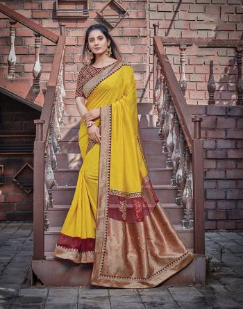 Looking This Stylist Partywear Saree Are Fine Saree Paired With Blouse.This Saree Silk Georgette Blouse Are Raw Silk Fabric With Heavy Designer Embroidery Work. Buy This Pretty Saree Now.