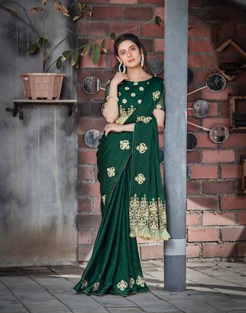 Looking This Stylist Partywear Saree Are Fine Saree Paired With Blouse.This Saree Silk Georgette Blouse Are Raw Silk Fabric With Heavy Designer Embroidery Work. Buy This Pretty Saree Now.