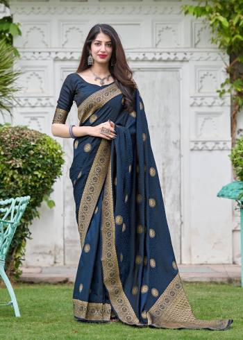 Looking This Stylist Partywear Saree Are Fine Saree Paired With Blouse.This Saree And Blouse Are Silk Fabric With Heavy Designer Wevon Work. Buy This Pretty Saree Now.