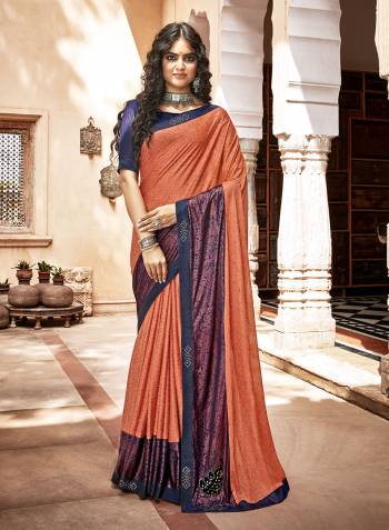 Looking This Pretty Elegant Looking Designer Saree In Fine Color Paired With Blouse. This Saree Are Imported And Blouse Are Art Silk Based Beautified With Embroidery Cut Peaich Work. Buy Now.