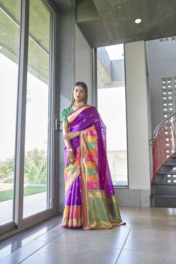 Garb This Traditional Saree Are Fine Saree Paired With Blouse.This Saree And Blouse Are Art Silk Based Fabric With Heavy Jacquard Designer Work. Buy This Pretty Saree Now.