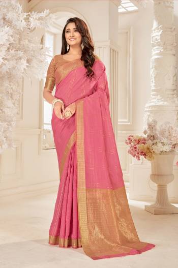 Looking This Stylist Partywear Saree Are Fine Saree Paired With Blouse.This Saree And Blouse Are Cotton Silk Fabric With Heavy Designer Weaving Work. Buy This Pretty Saree Now.