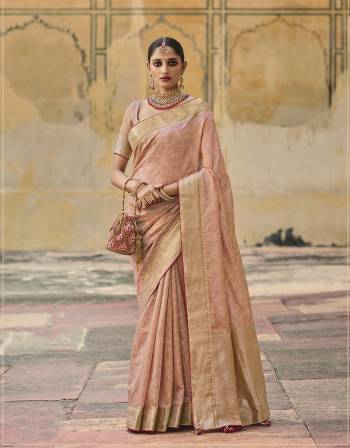 Garb This Stylist Partywear Saree Are Fine Saree Paired With Blouse.This Saree Silk And Blouse Are Jacquard Silk Fabric With Heavy Designer Jacquard Work. Buy This Pretty Saree Now.