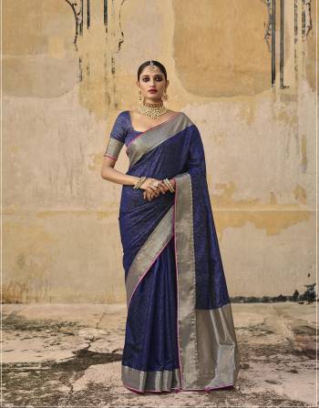 Garb This Stylist Partywear Saree Are Fine Saree Paired With Blouse.This Saree Silk And Blouse Are Jacquard Silk Fabric With Heavy Designer Jacquard Work. Buy This Pretty Saree Now.