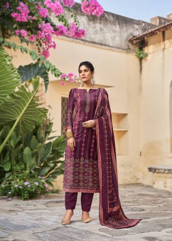 Looking This Designer Collection In Long Length Fine Color.Its Pretty Heavy Designer Digital Printed Top Is Velvet Based Paired With Pashmina Bottom And Velvet Fabricated Dupatta Which Gives An Attractive To The Suit.