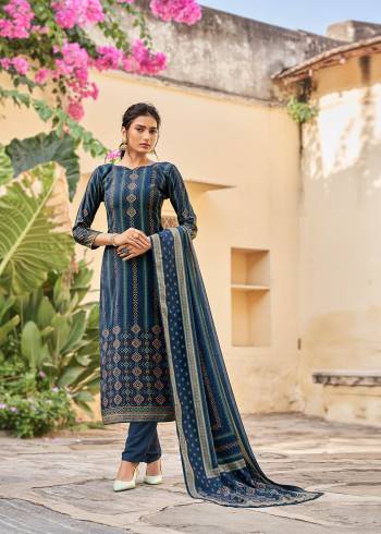 Looking This Designer Collection In Long Length Fine Color.Its Pretty Heavy Designer Digital Printed Top Is Velvet Based Paired With Pashmina Bottom And Velvet Fabricated Dupatta Which Gives An Attractive To The Suit.