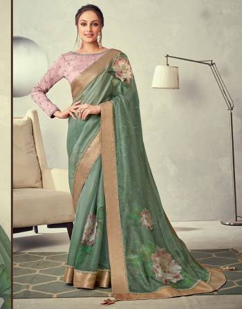 Looking This Stylist Partywear Saree Are Fine Saree Paired With Blouse.This Saree Double Layered Tissue Blouse Are Raw Silk Fabric With Heavy Designer Embroidery Work. Buy This Pretty Saree Now.