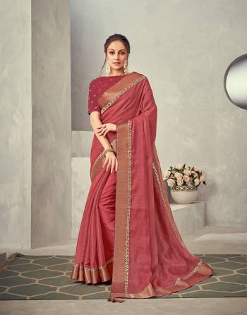 Looking This Stylist Partywear Saree Are Fine Saree Paired With Blouse.This Saree Double Layered Tissue Blouse Are Raw Silk Fabric With Heavy Designer Embroidery Work. Buy This Pretty Saree Now.