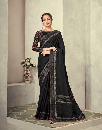 Looking This Stylist Partywear Saree Are Fine Saree Paired With Blouse.This Saree Weaved Tissue Blouse Are Art Silk Fabric With Heavy Designer Embroidery Work. Buy This Pretty Saree Now.