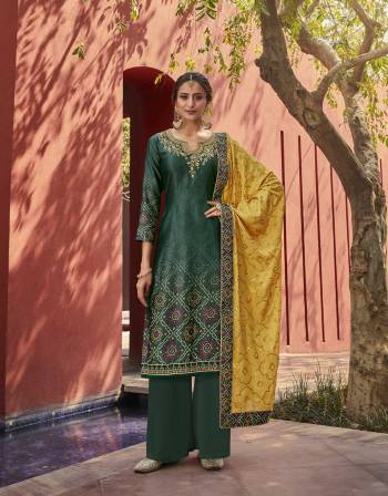 Stylist This Designer Long Length Suit In Lovely Light Color.Its Pretty Digital Printed With Designer Embroidery Work Top Is Jam Satin Based Paired With Cotton Bottom And Chinon Chiffon Fabricated Dupatta Which Gives An Attractive To The Suit.